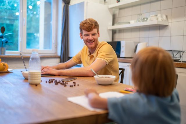 A parent and child discuss the tougher realities of money.