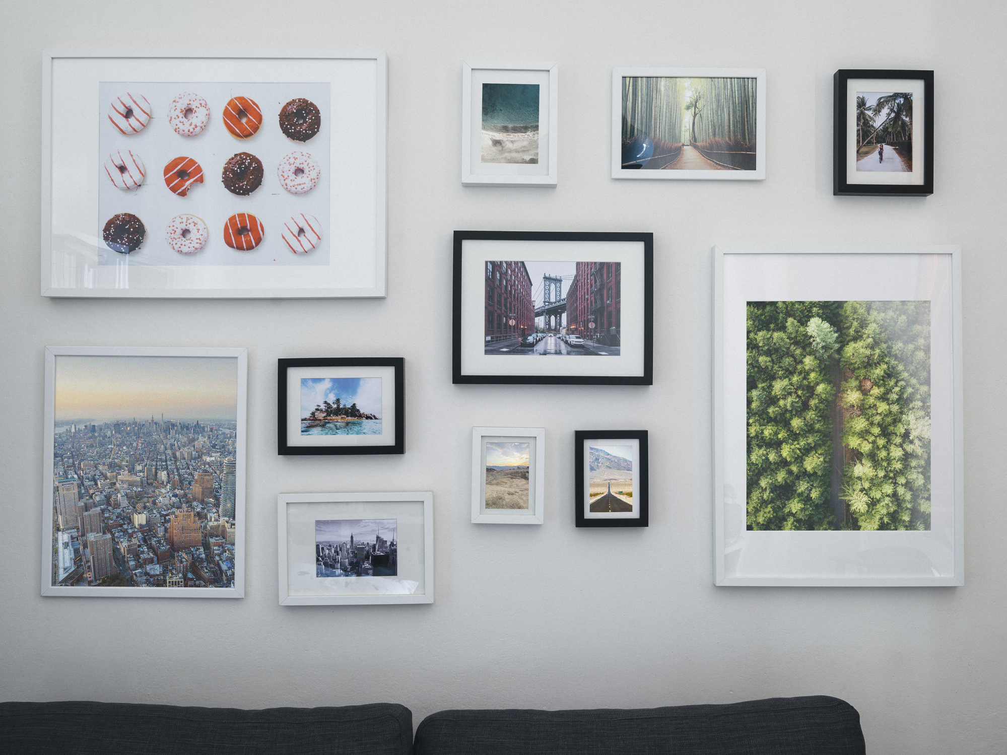 A picture wall